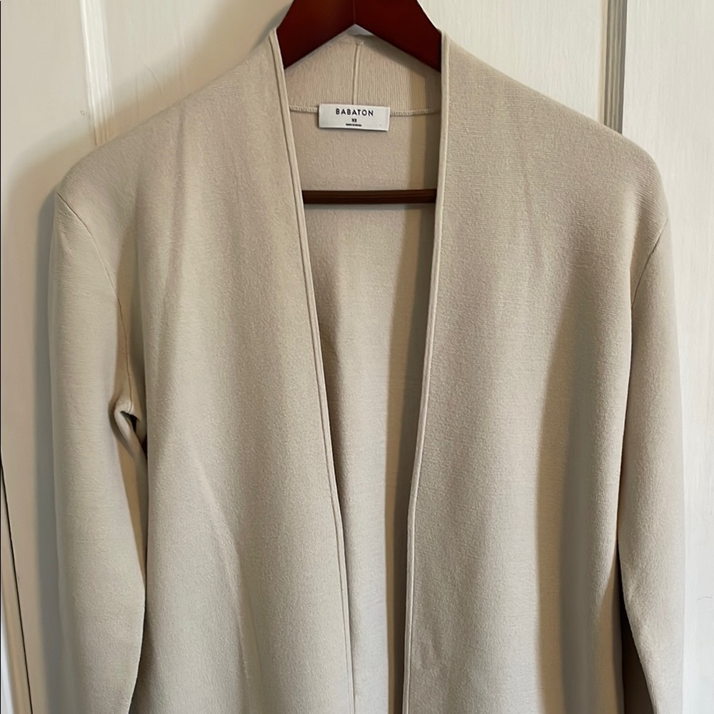 Babaton Cream Open Front Cardigan - Orpheum Robe